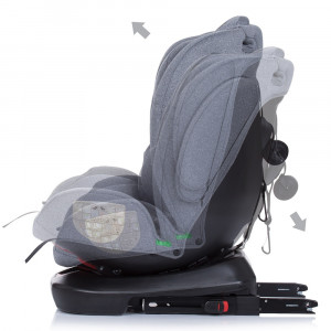 Scaun auto Chipolino 4Kid 0-36 kg platinum I-Size 40-150 cm cu sistem Isofix - Img 4