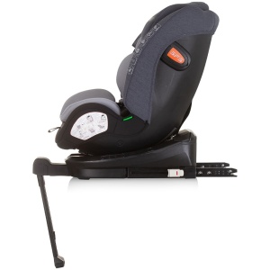 Scaun auto Chipolino Tourino I-Size 40-150 cm grey mix cu sistem Isofix - Img 4