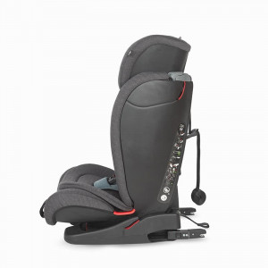Scaun auto cu Isofix grupa 9-36 kg Elara Raven Gray - Img 4