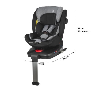 Scaun auto iSize 40-150 cm C Vigo Diamond black+Coccolle oglinda auto rear-facing - Img 8