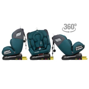 Scaun auto rotativ 0-36 kg Coccolle Atira Hydra Blue - Img 2