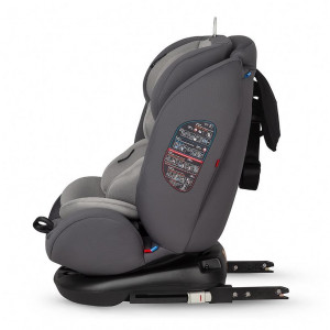 Scaun auto rotativ cu isofix grupa 0-36 kg Coccolle Nova Moonlit Grey - Img 5