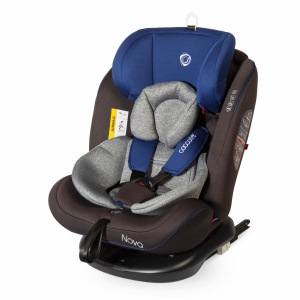 Scaun auto rotativ cu Isofix grupa 0-36 kg Nova Albastru