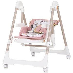 Scaun de masa Chipolino Milk Shake 2 in 1 flamingo - Img 3