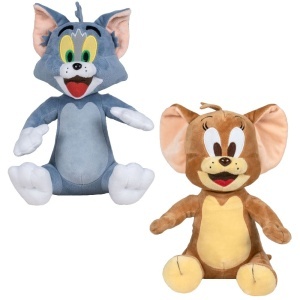 Set 2 jucarii din plus Tom 28 cm & Jerry 25 cm - Img 2