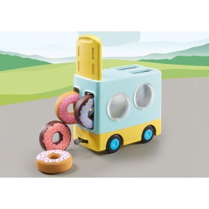 Set de joaca Playmobil 1.2.3 Camion Cu Gogosi De Stivuit Si Sortat - Img 5