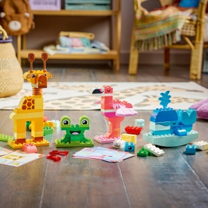 Set Jucarii LEGO DUPLO® - Joc de construit animale (10472) - Img 9