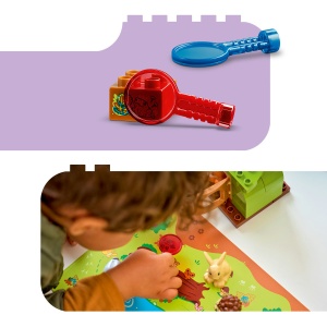 Set Jucarii LEGO DUPLO® - Pădurea descoperirilor cu animale sălbatice (10480) - Img 8