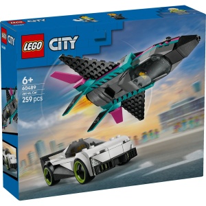 Set LEGO City - Avion cu reacție vs mașină (60489) - Img 2