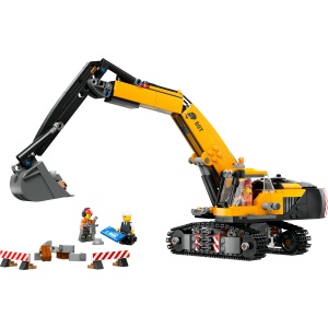 Set LEGO City - Excavator galben de constructii (60420) - Img 6