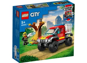 Set LEGO City - Masina de pompieri 4x4 (60393) - Img 2