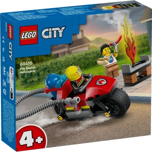 Set LEGO City - Motocicleta de pompieri (60410) - Img 2