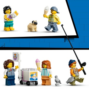 Set LEGO City - Tramvai de plajă clasic (60506) - Img 5