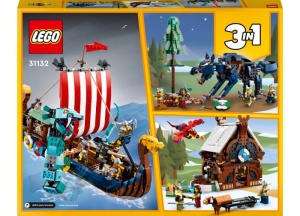 Set LEGO Creator - Corabia Vikingilor si Sarpele Midgard-ului (31132) - Img 3