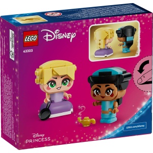 Set LEGO Disney - Miniprințesele Jasmine și Rapunzel (43303) - Img 3