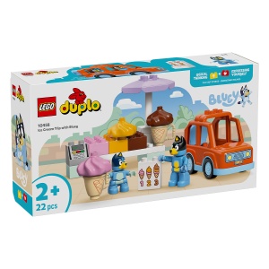 Set LEGO DUPLO - Vizita cu Blue la furgoneta de inghetata (10458) - Img 2