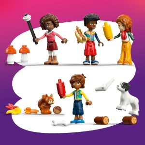 Set LEGO Friends - Cabană primitoare în pădure toamna (42705) - Img 7