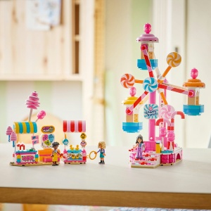 Set LEGO Friends - Roată Ferris cu bomboane și brioșe (42700) - Img 8