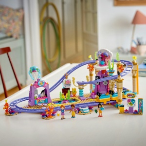 Set LEGO Friends - Roller-coaster cu sirene (42703) - Img 8