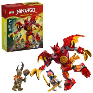 Set LEGO Ninjago - Pachet de luptă cu robotul dragon al lui Kai (71851)