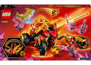 Set LEGO Ninjago - Vehiculul Dragon de Aur al lui Kai (71773) - Img 3