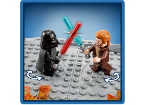 Set LEGO Star Wars - Obi-Wan Kenobi versus Darth Vader (75334) - Img 4