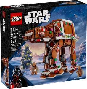 Set LEGO Star Wars - Vehicul de lupta AT-AT cu aspect de turta dulce (40806) - Img 2