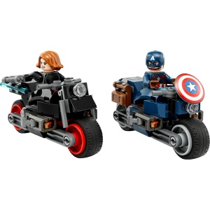 Set LEGO Super Heroes - Motocicletele lui Black Widow si Captain America (76260) - Img 6