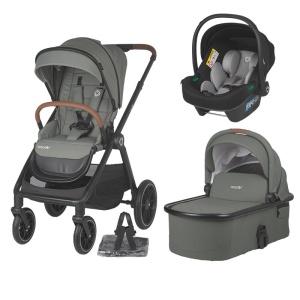 Sistem modular 3in1 Coccolle Aspen Moss green + Scoica auto Coccolle Knox Greystone - Img 1