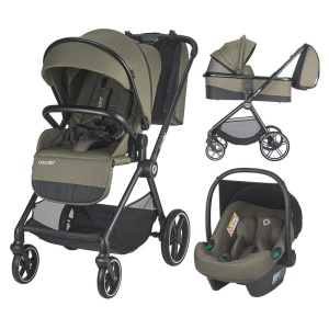 Sistem modular 3in1 Coccolle Lissia Moss green | Carucior Copii