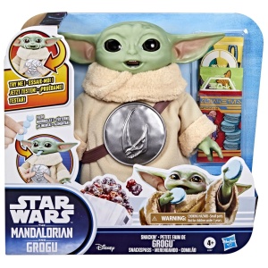 Star Wars Mandalorian Si Grogu Set Figurina Grogu Si Accesorii Gustari 16.5Cm