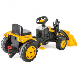 Tractor cu pedale Pilsan Active with Loader 07-315 yellow - Img 3