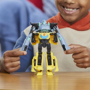 Transformers Earthspark Set 2 Figurine Bumblebee Si Mo Malto - Img 4
