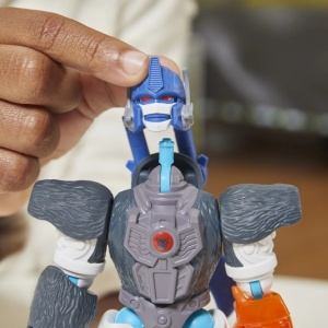 Transformers Mix Mashers Figurina Optimus Primal 12Cm Si Accesorii - Img 4