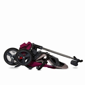 Tricicleta multifunctionala 4in1 cu sezut reversibil Coccolle Velo Violet - Img 6