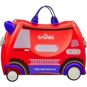 Valiza Trunki Frank - Masina de pompieri Glide