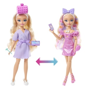 Barbie Dream Besties Set Papusa Barbie Malibu Pregateste-Te Cu Barbie - Img 3