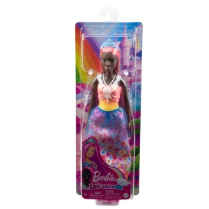 Barbie Dreamtopia Papusa Printesa Cu Par Corai - Img 2