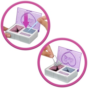 Barbie Set Party Unboxed Reveal Papusa Barbie Violet Cu 10 Accesorii Surpriza - Img 2