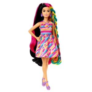 Barbie Totally Hair Papusa Barbie Bruneta - Img 7