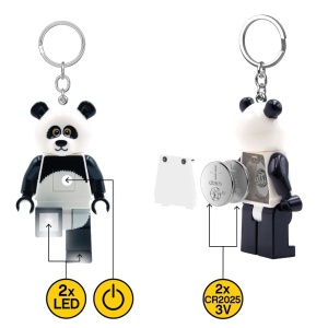 Breloc cu LED LEGO Panda - Img 4