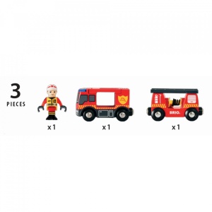 Brio - Locomotiva De Pompieri - Img 5