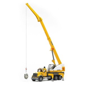 Bruder Camion Mack Granite Liebherr Cu Macara - Img 3