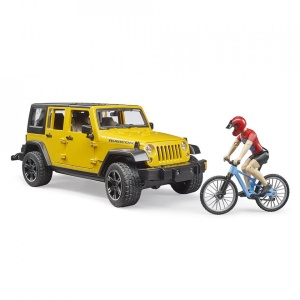 Bruder - Jeep Wrangler Unlimited Rubicon Cu Bicicleta Si Ciclist - Img 6