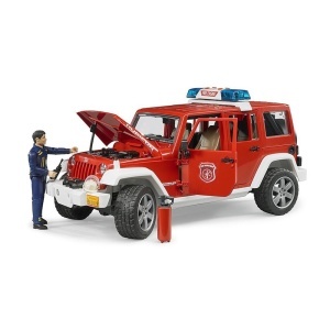 Bruder - Jeep Wrangler Unlimited Rubicon De Pompieri Cu Figurina - Img 3