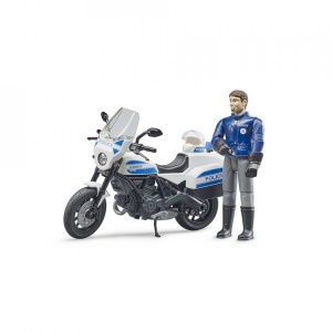 Bruder - Motocicleta De Politie Scrambler Ducati Si Politist - Img 3