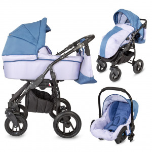 Carucior modular Coccolle Dimona 3in1 Albastru - Img 1