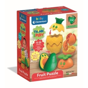 Clementoni - Joc educativ de logica fructe colorate din plastic reciclat - Img 1