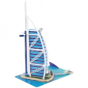 Cubic fun - Puzzle 3D Burj Al Arab (Nivel Complex 101 Piese) - Img 2