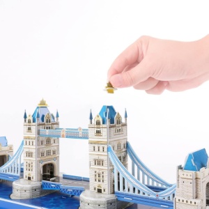 Cubic Fun - Puzzle 3D Tower Bridge (Nivel Mediu 52 Piese) - Img 4